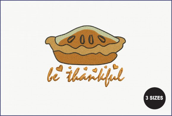 Be Thankful Embroidery