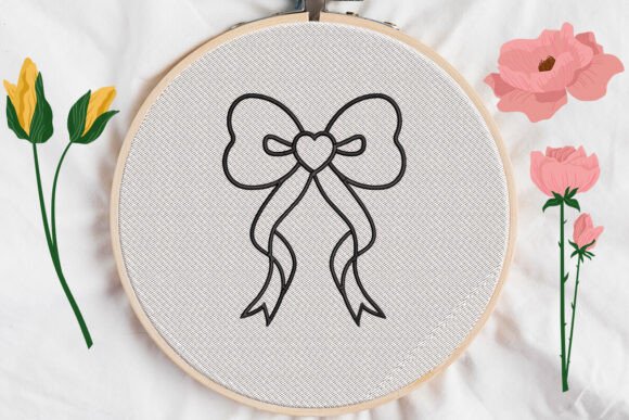 Bow Embroidery 2: A Festive, Flexible Holiday Design