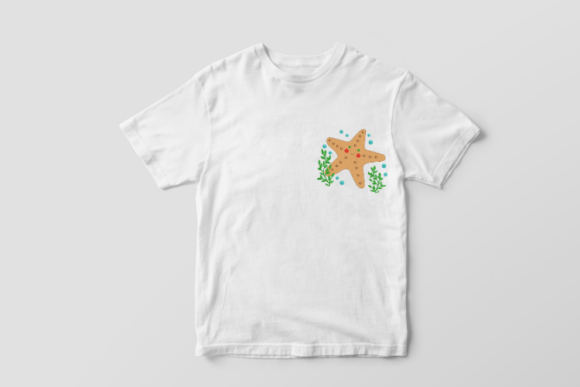 Starfish Embroidery Design